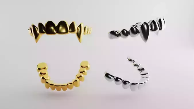 Grillz teeth  3D model