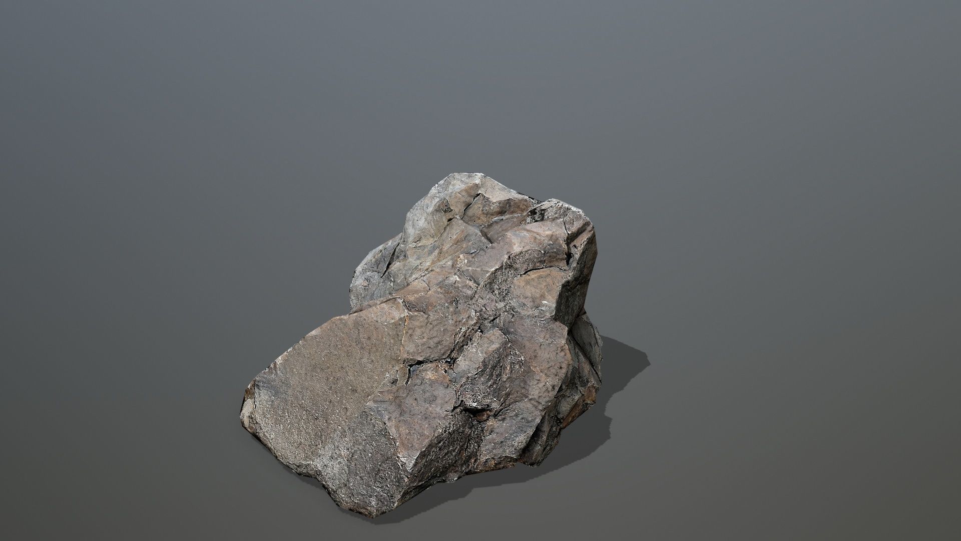 desert rocks Low-poly 3D model_14