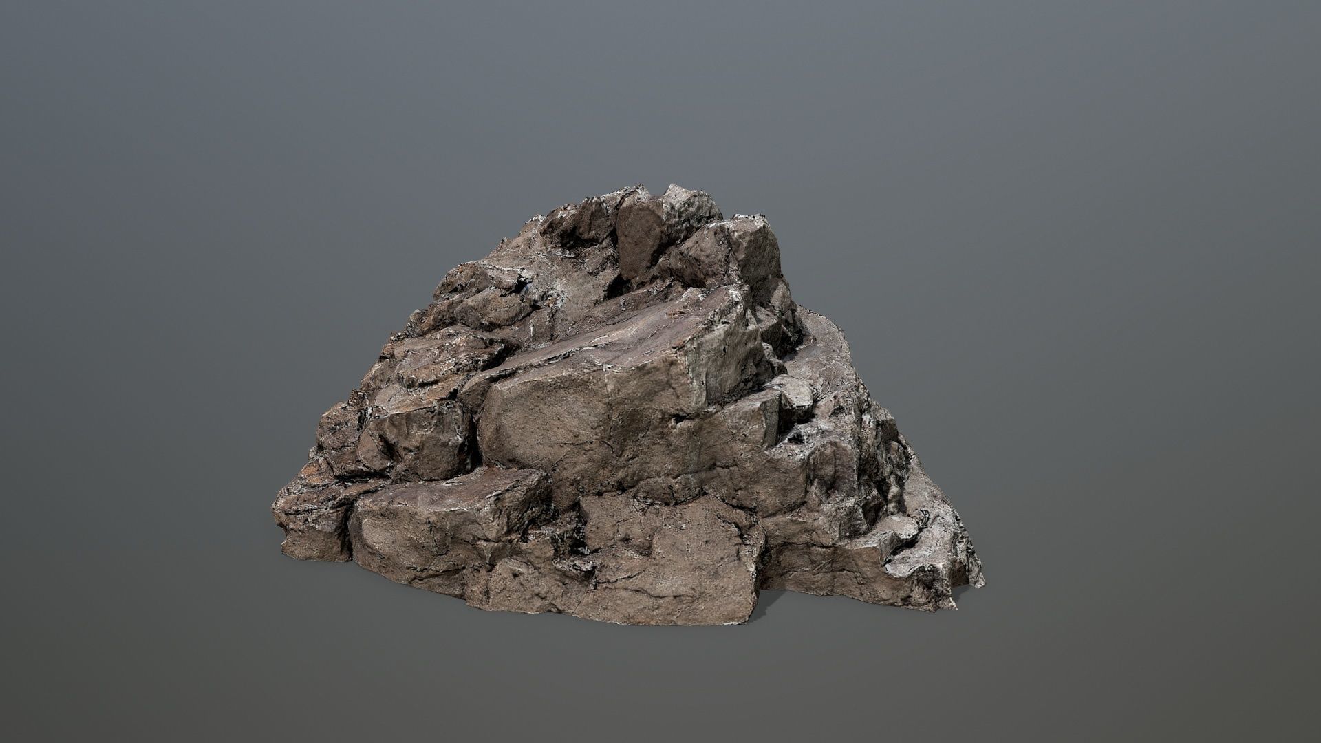 desert rocks Low-poly 3D model_18