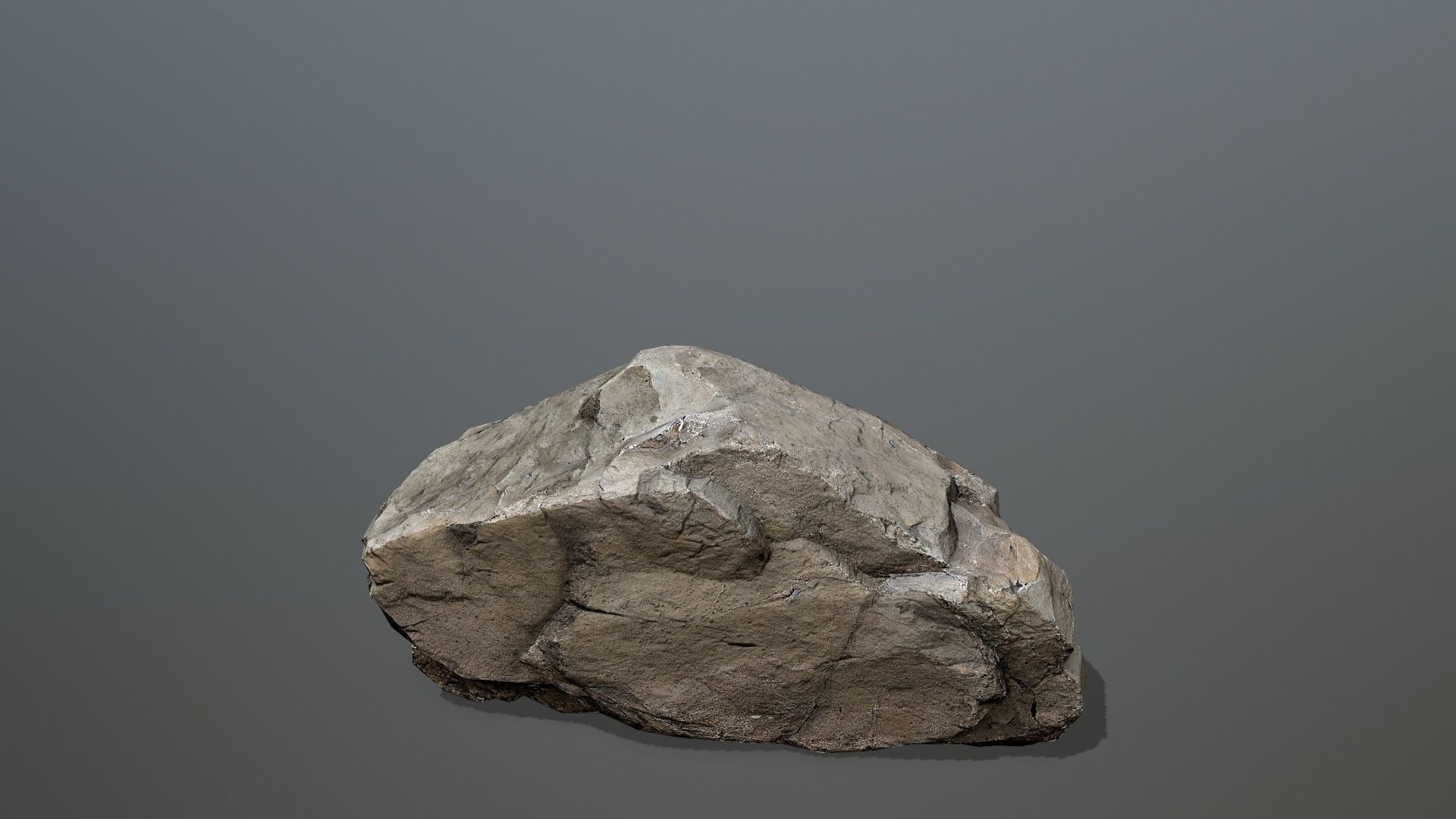 desert rocks Low-poly 3D model_20