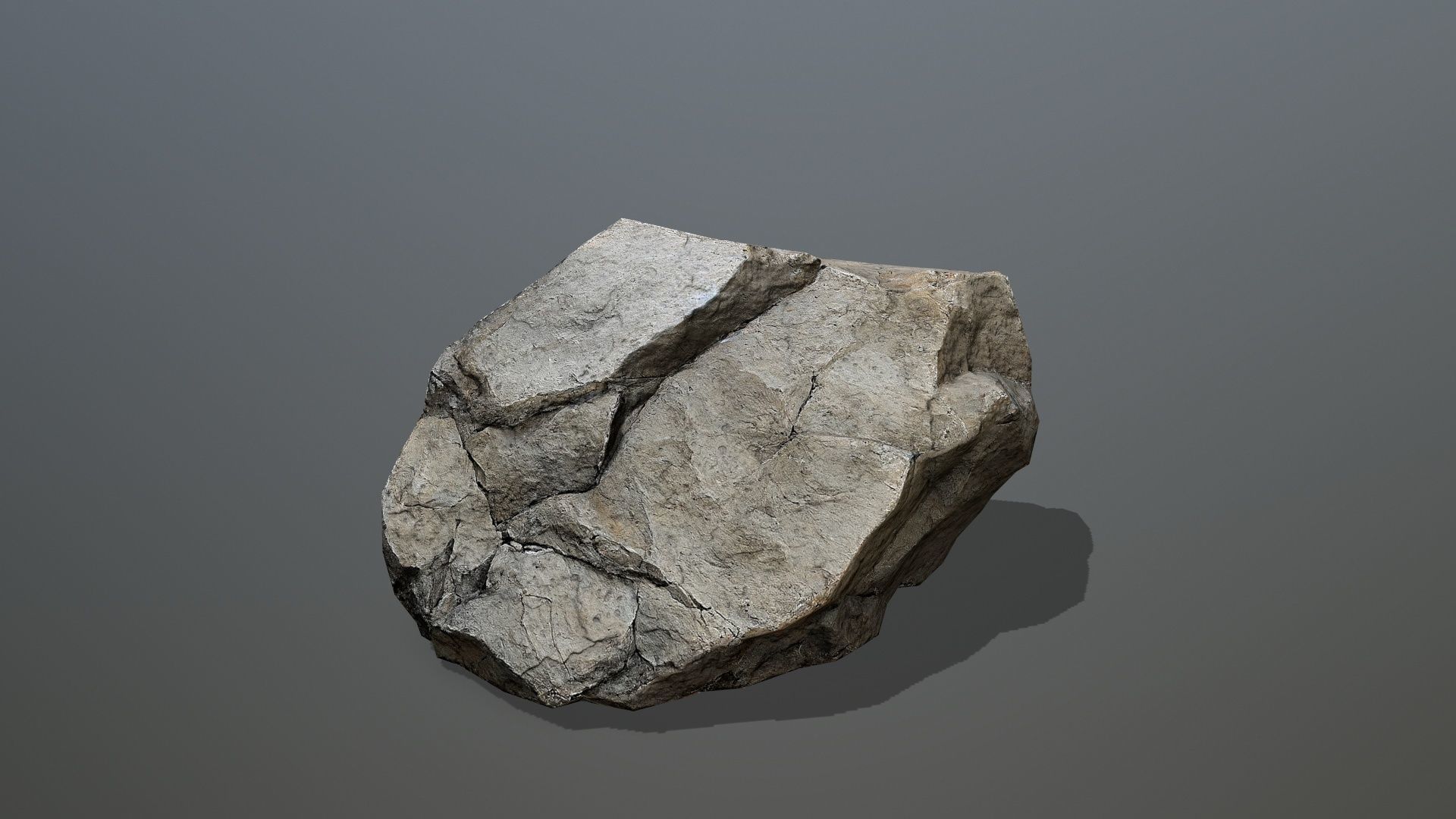 desert rocks Low-poly 3D model_15