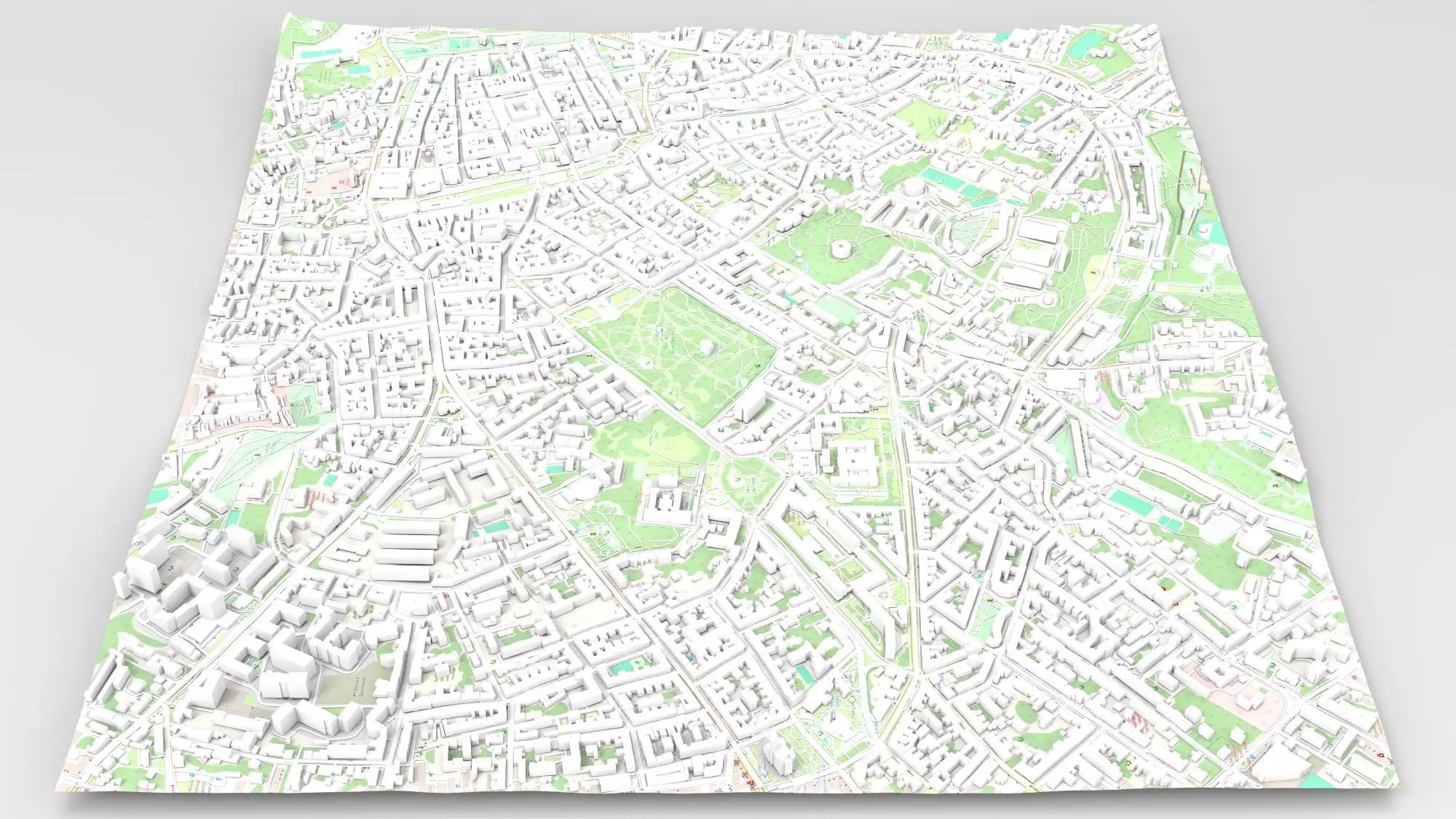 Cityscape Lviv Ukraine 3D model_0