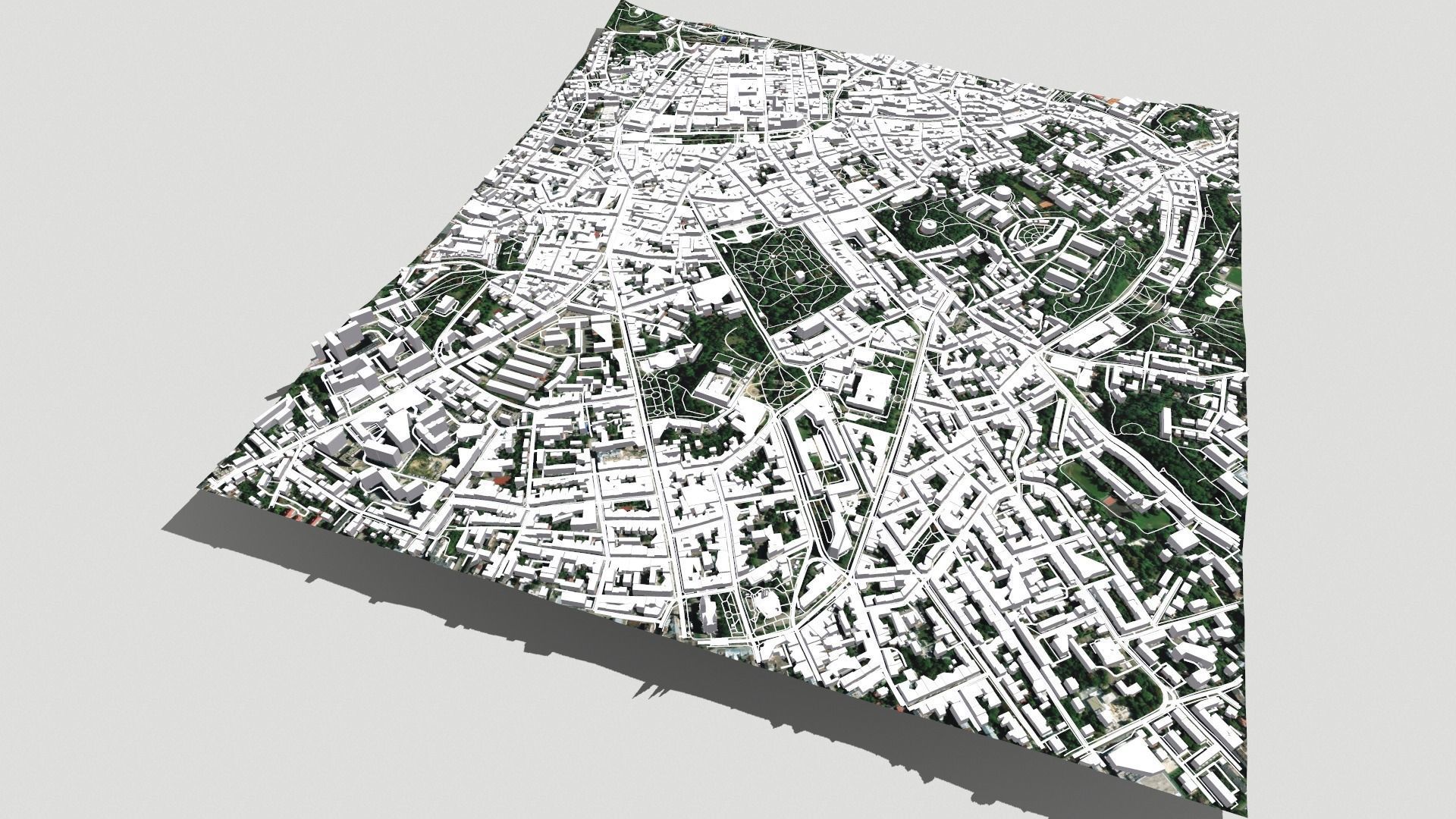 Cityscape Lviv Ukraine 3D model_9