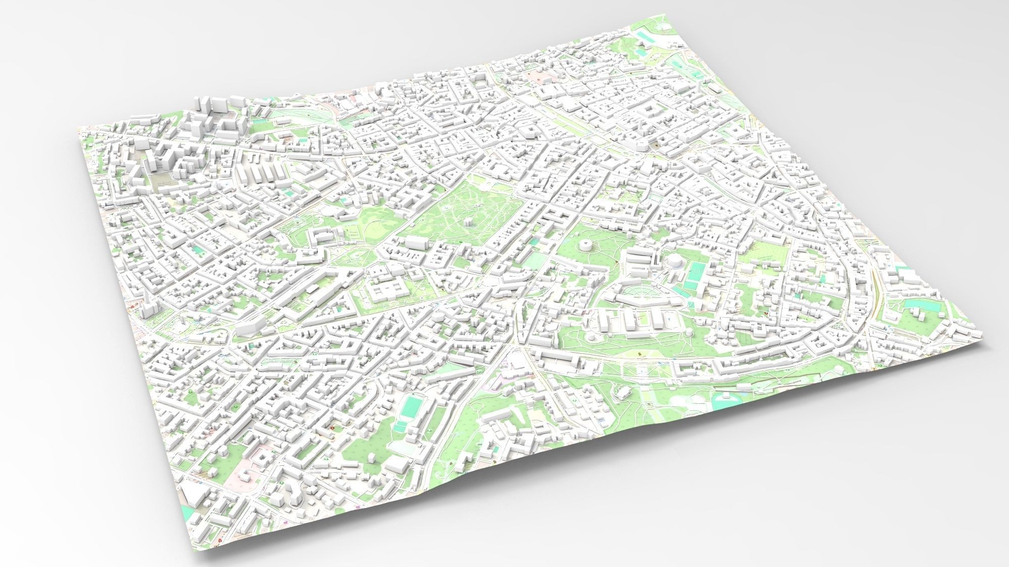 Cityscape Lviv Ukraine 3D model_10