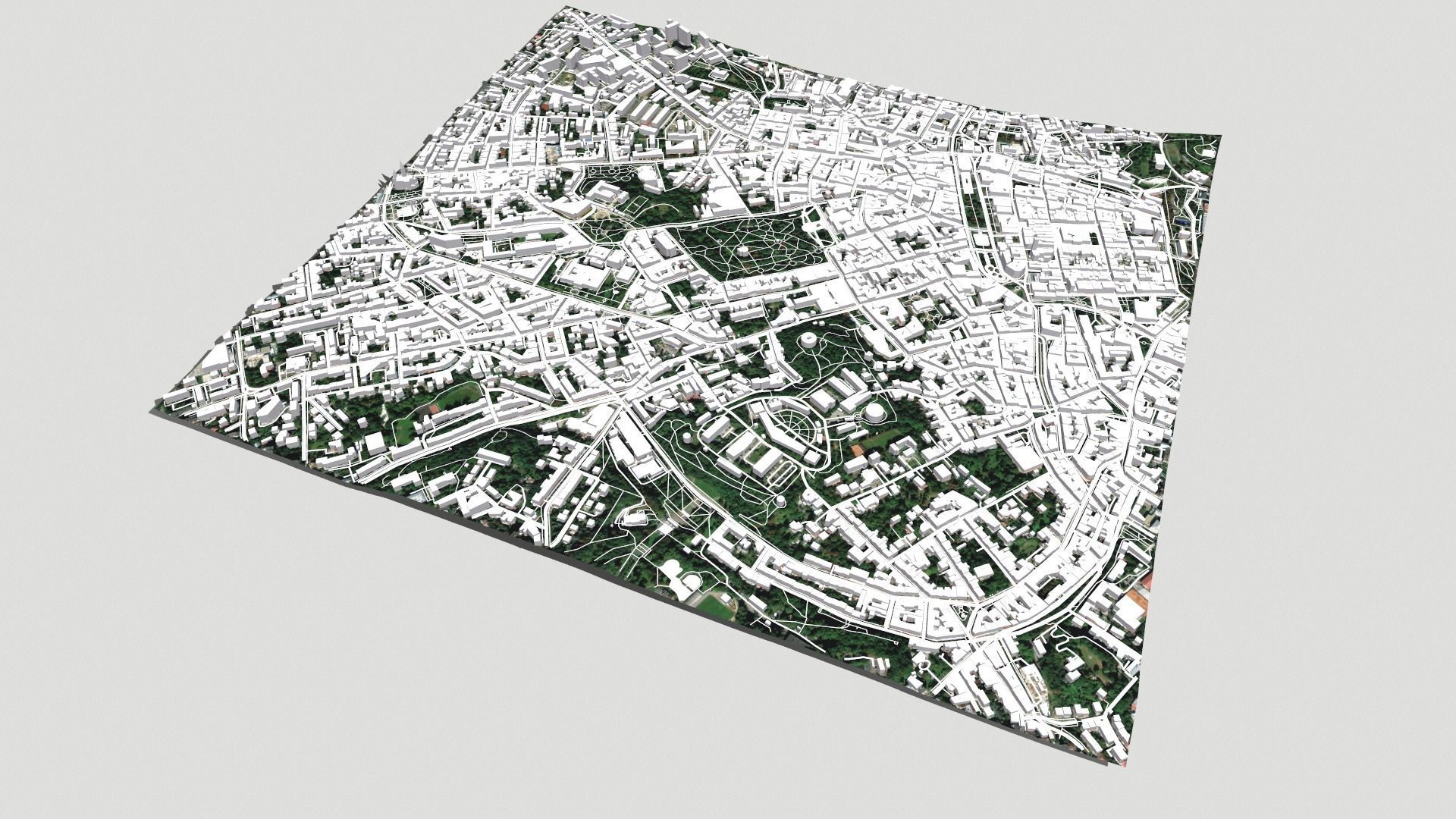 Cityscape Lviv Ukraine 3D model_7