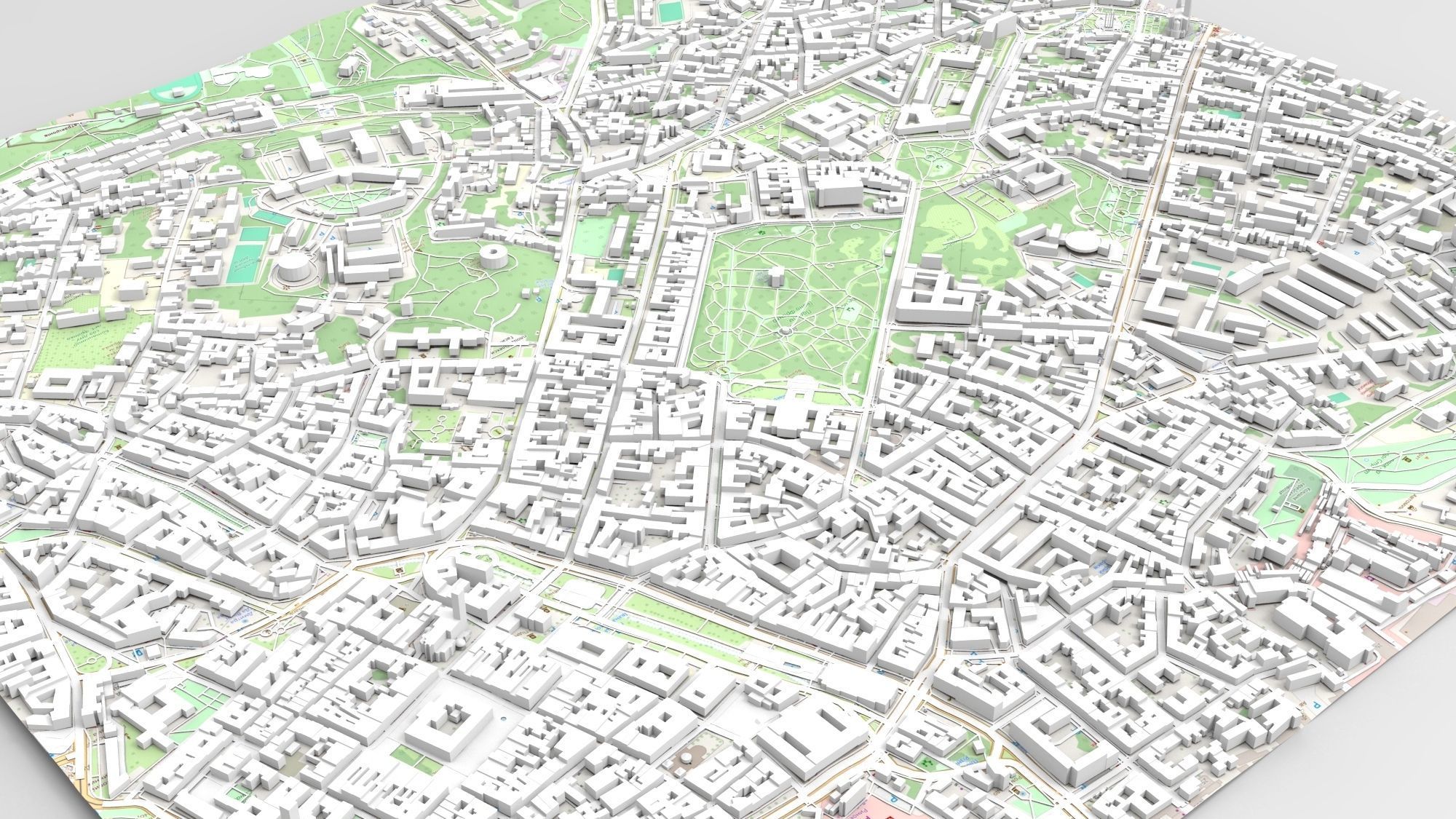 Cityscape Lviv Ukraine 3D model_2
