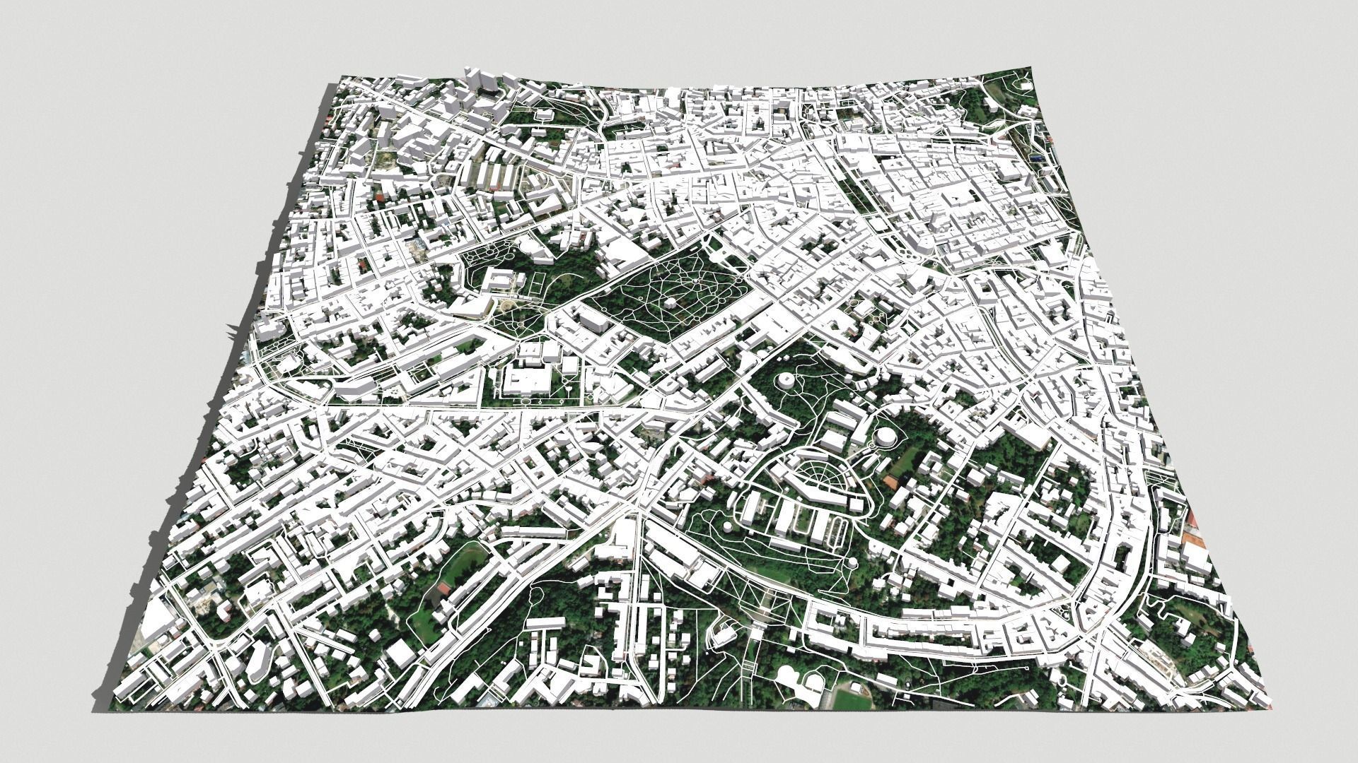 Cityscape Lviv Ukraine 3D model_5