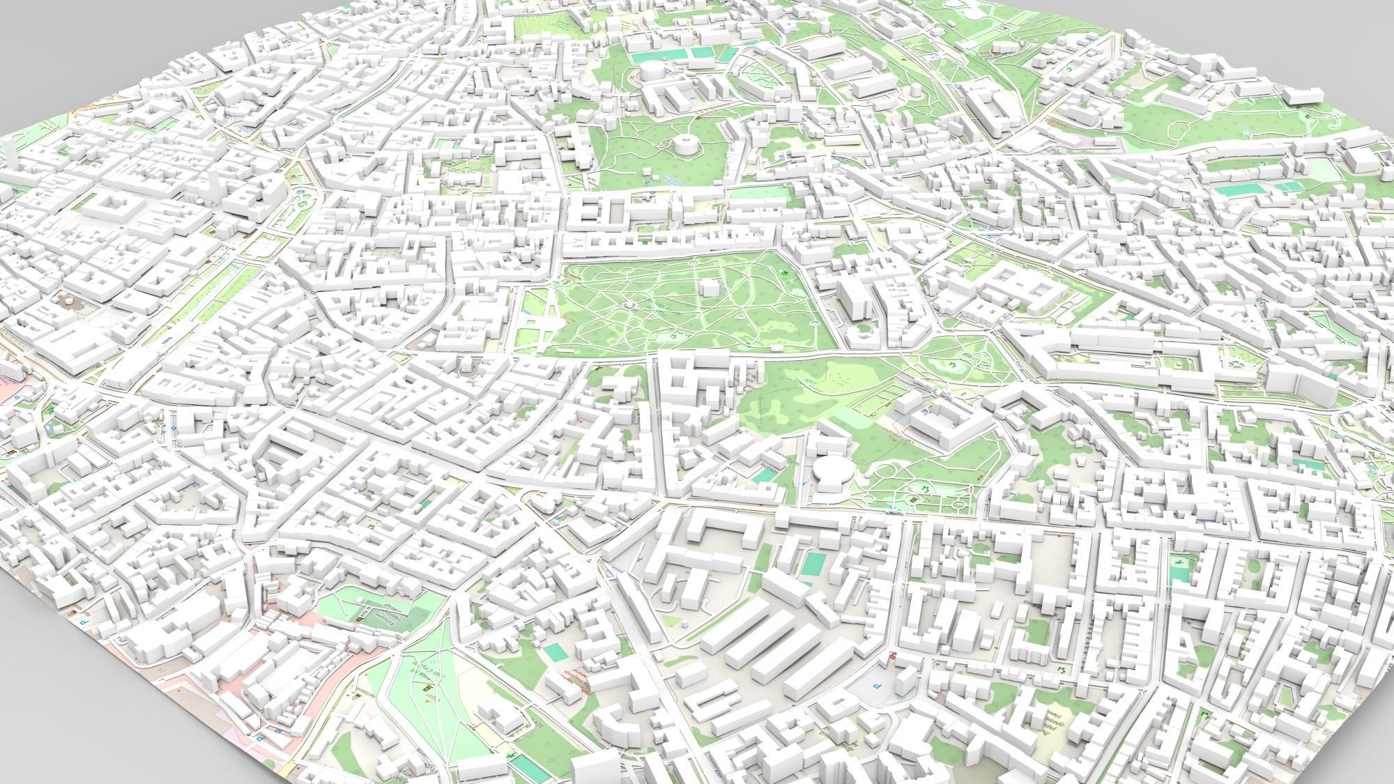Cityscape Lviv Ukraine 3D model_6