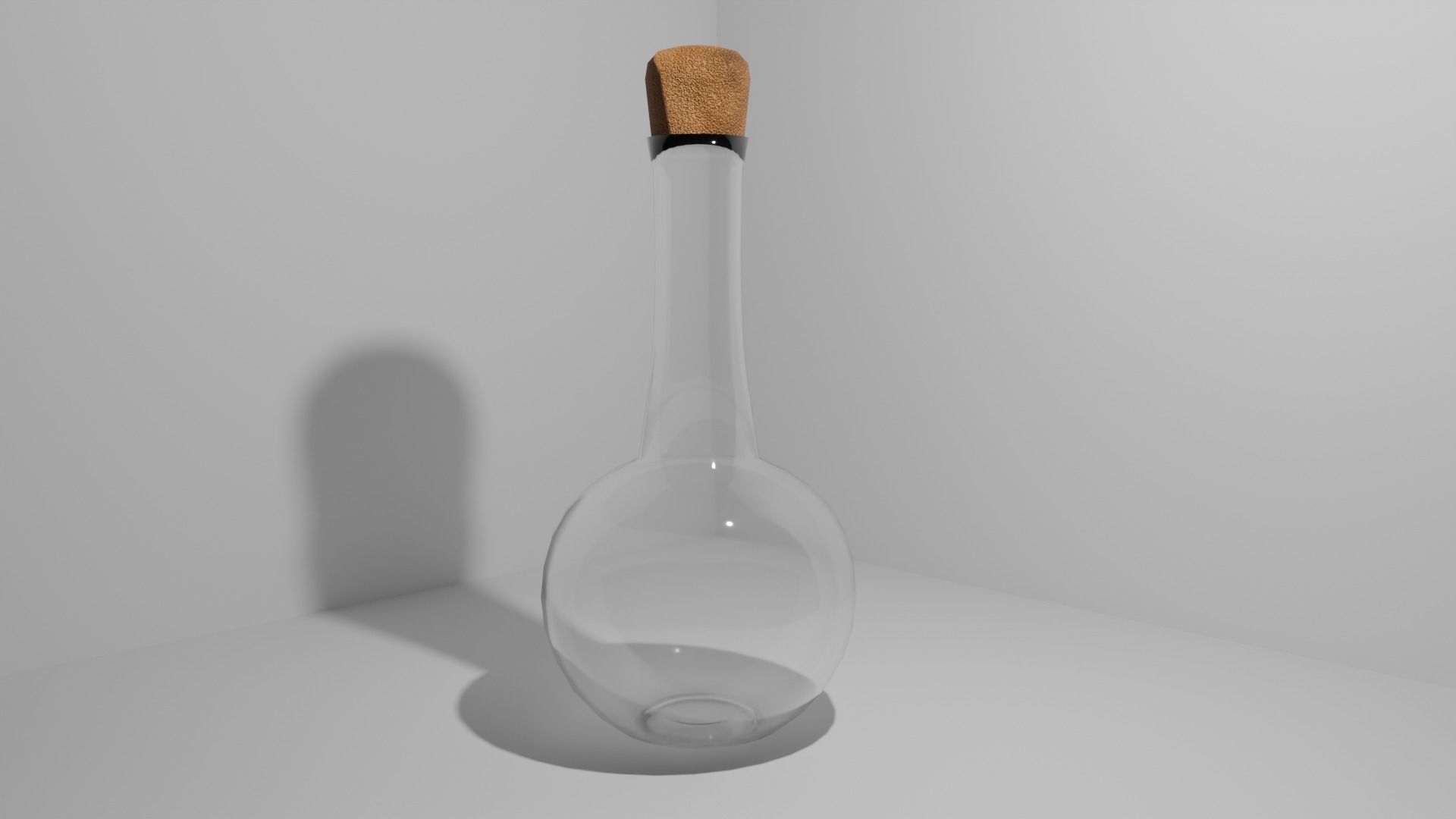 Laboratory Set Beaker and Round Flask Free low-poly 3D model_2