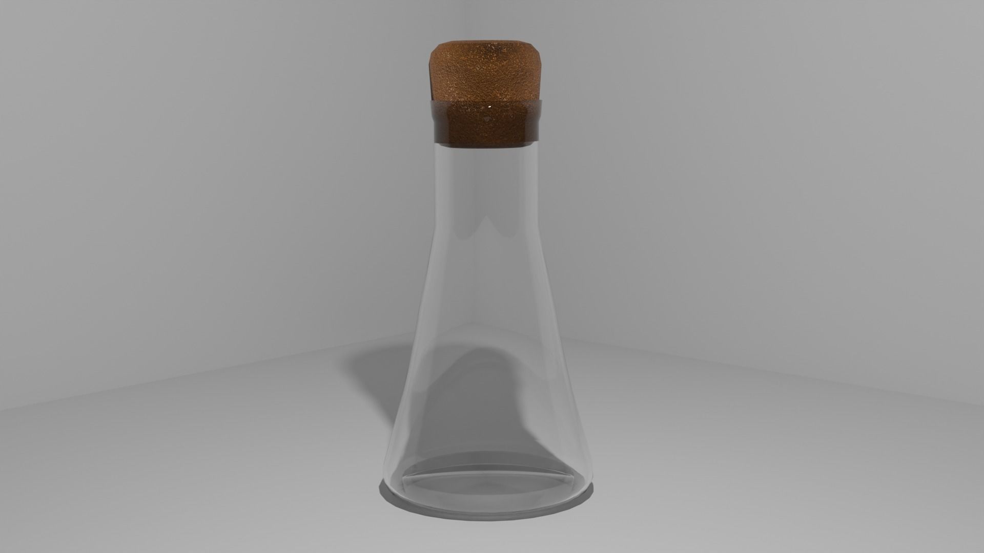 Laboratory Set Beaker and Round Flask Free low-poly 3D model_3