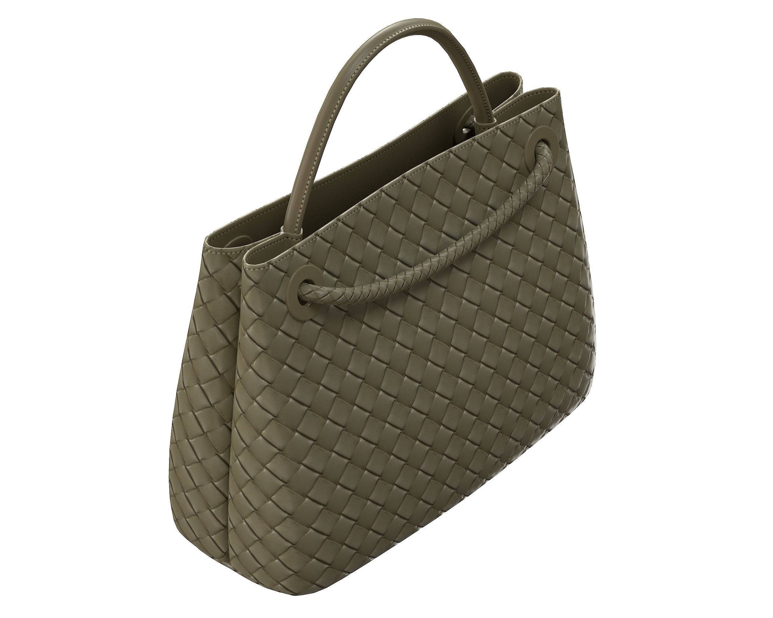 Bottega Veneta Andiamo Bag Low-poly 3D model_13