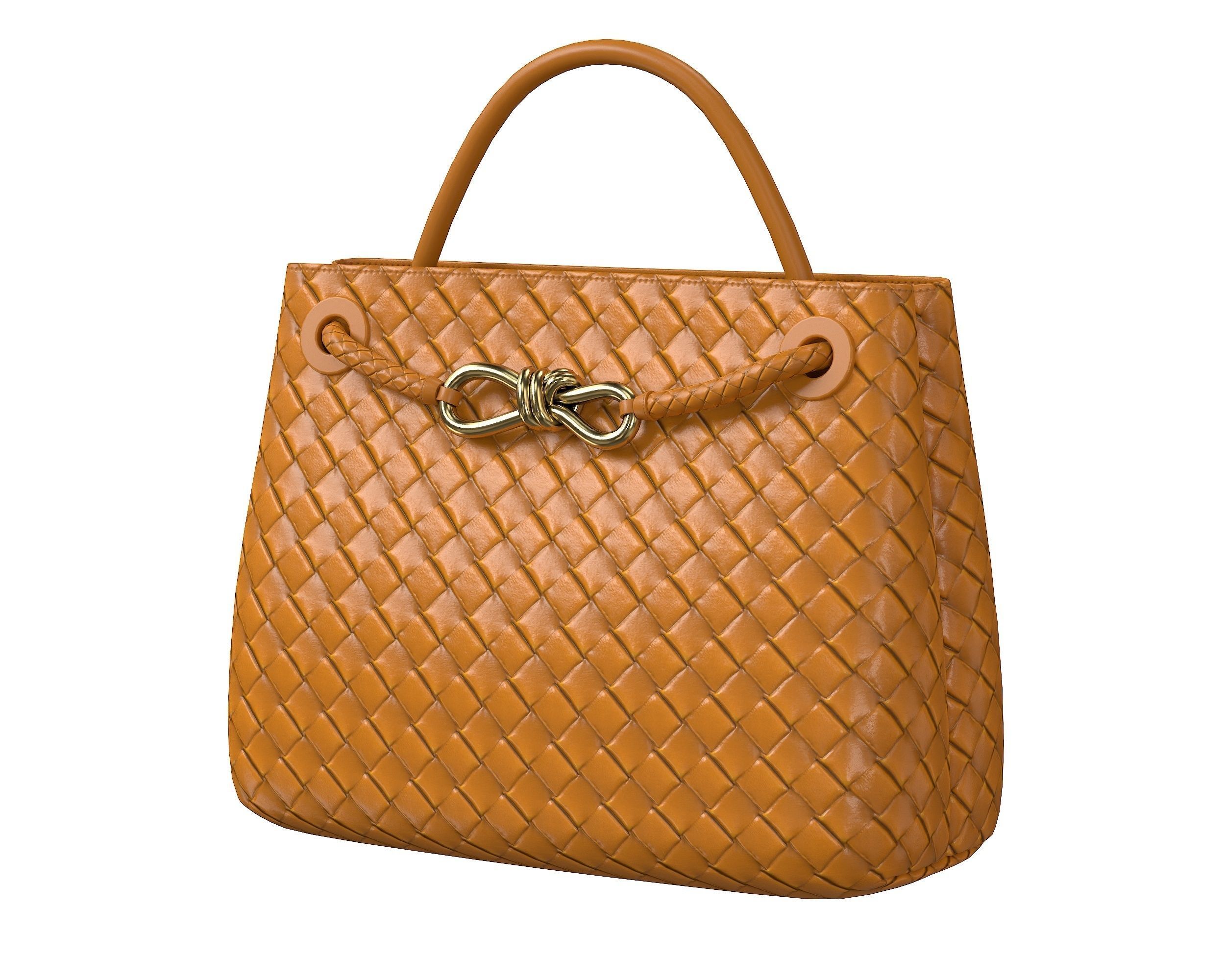 Bottega Veneta Andiamo Bag Low-poly 3D model_6