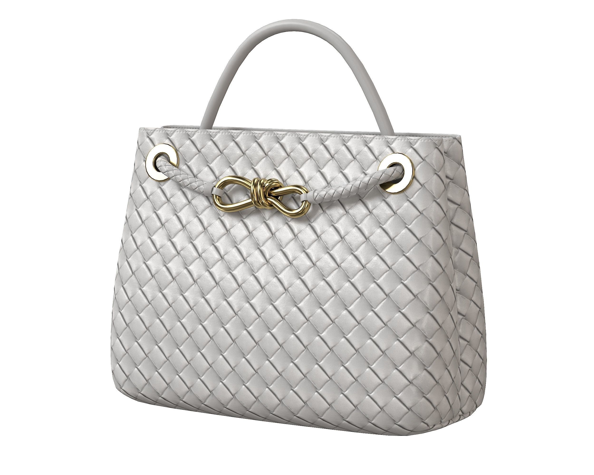 Bottega Veneta Andiamo Bag Low-poly 3D model_9