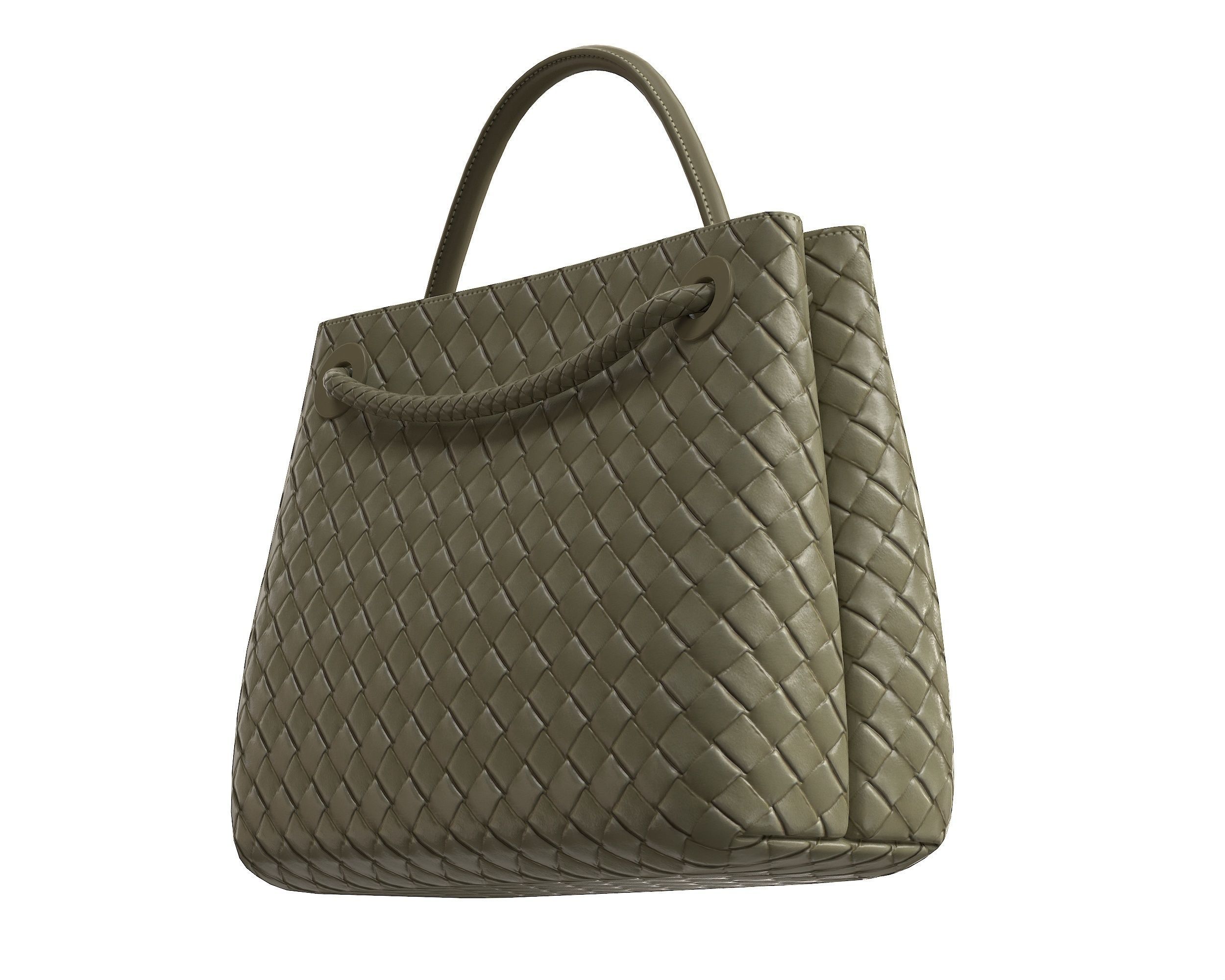 Bottega Veneta Andiamo Bag Low-poly 3D model_12