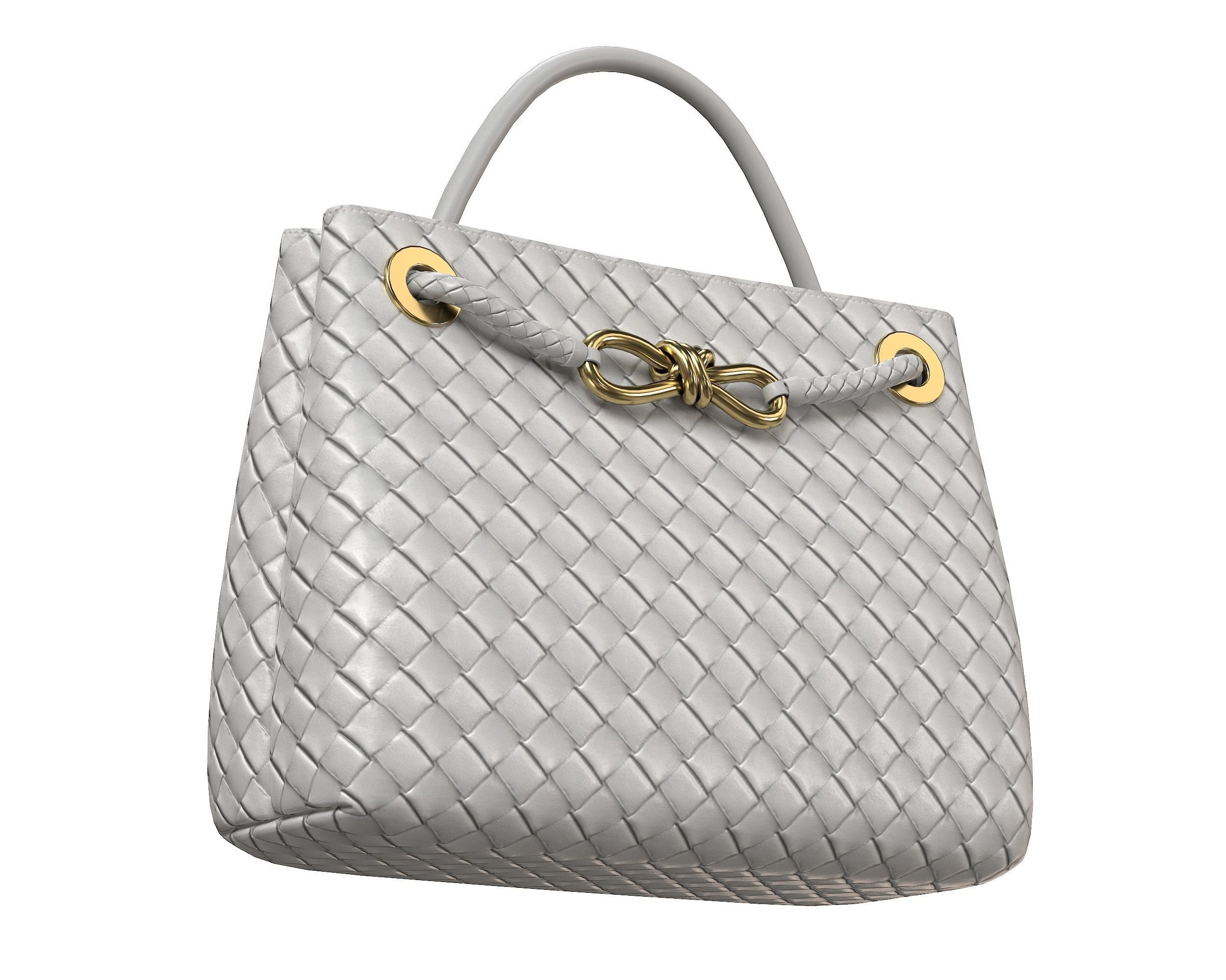 Bottega Veneta Andiamo Bag Low-poly 3D model_10