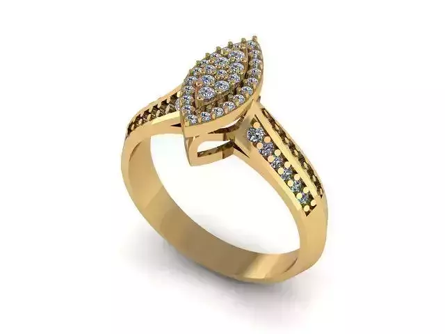  diamond engagement ring 3d printable 