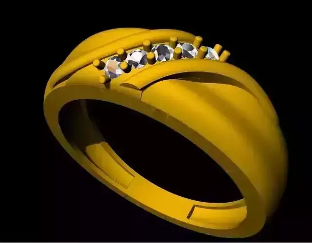 Diamond ring 3dm file