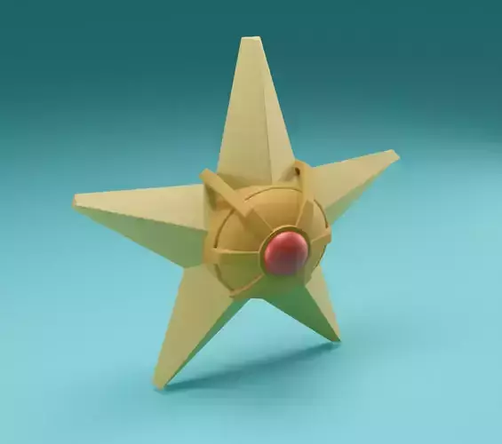 Staryu pokemon 3D model