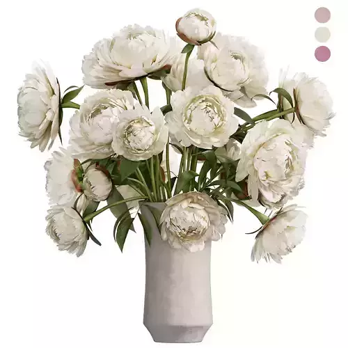 Flower In Vase  36 3D model