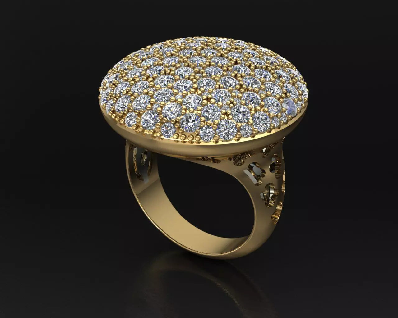 Shining-ring 3D model_0