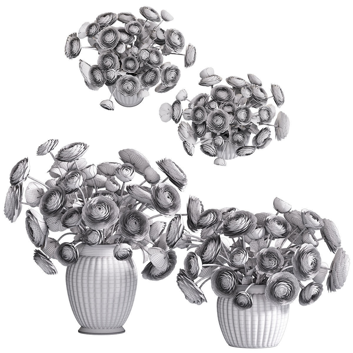 Flower In Vase   37 3D model_6