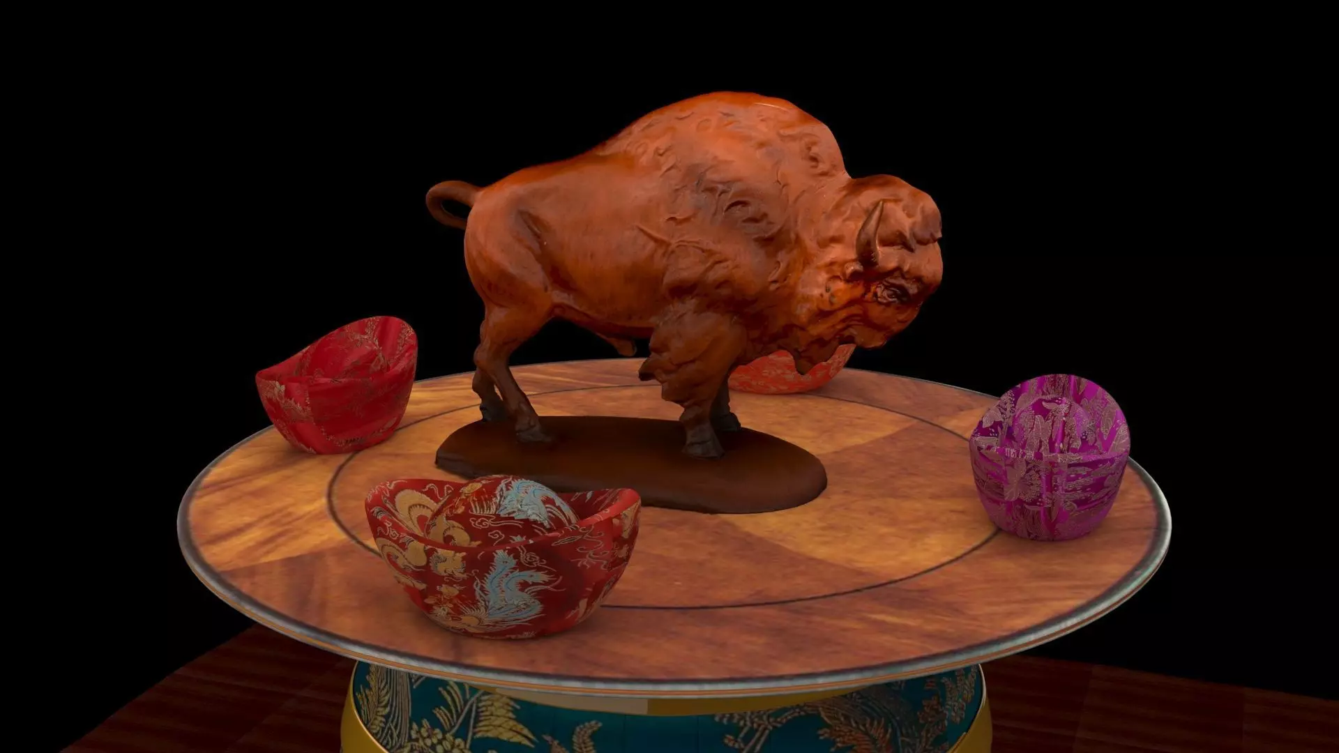 Yellowstone Bison 3D model figure 3D model_0