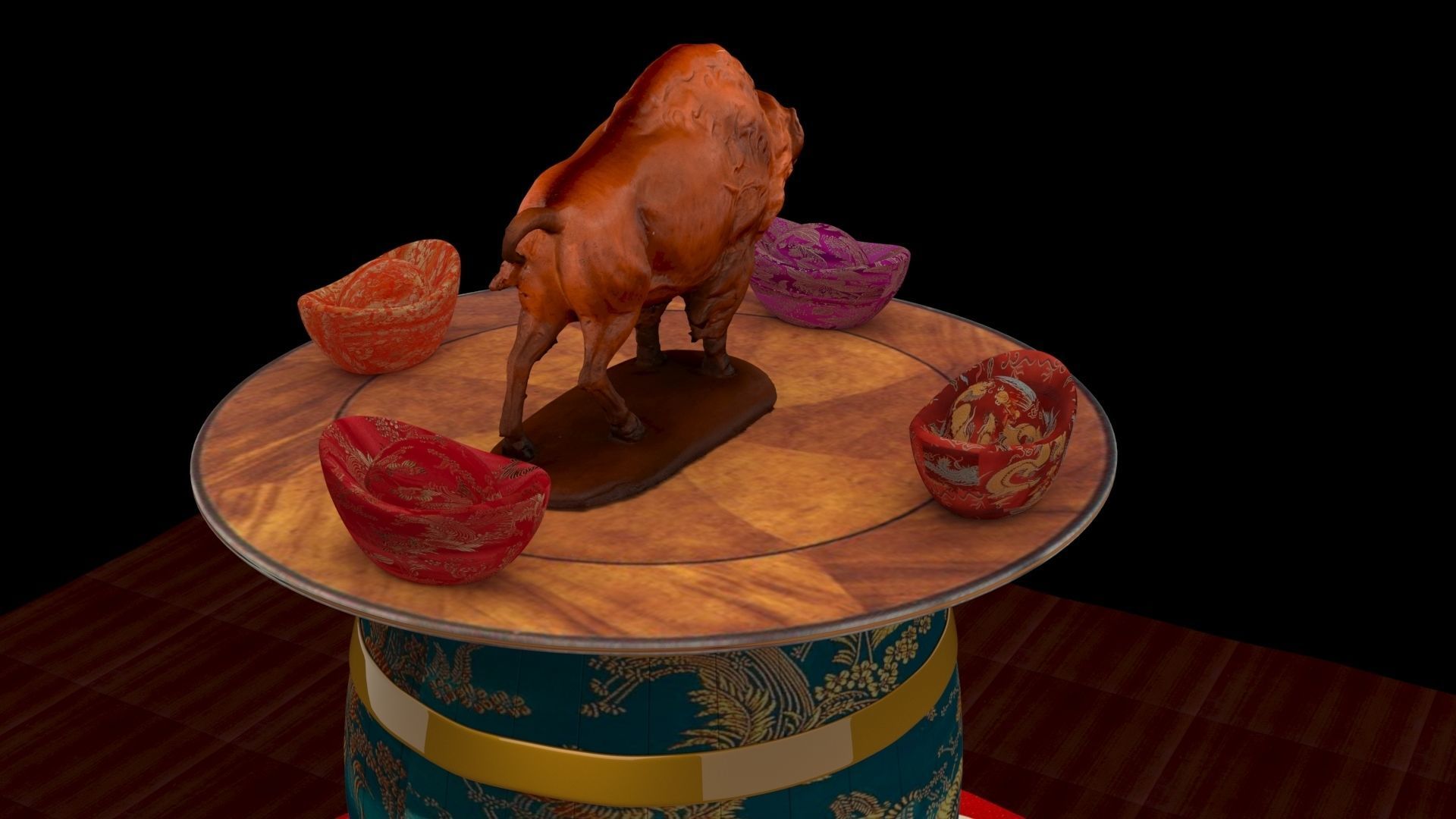 Yellowstone Bison 3D model figure 3D model_3