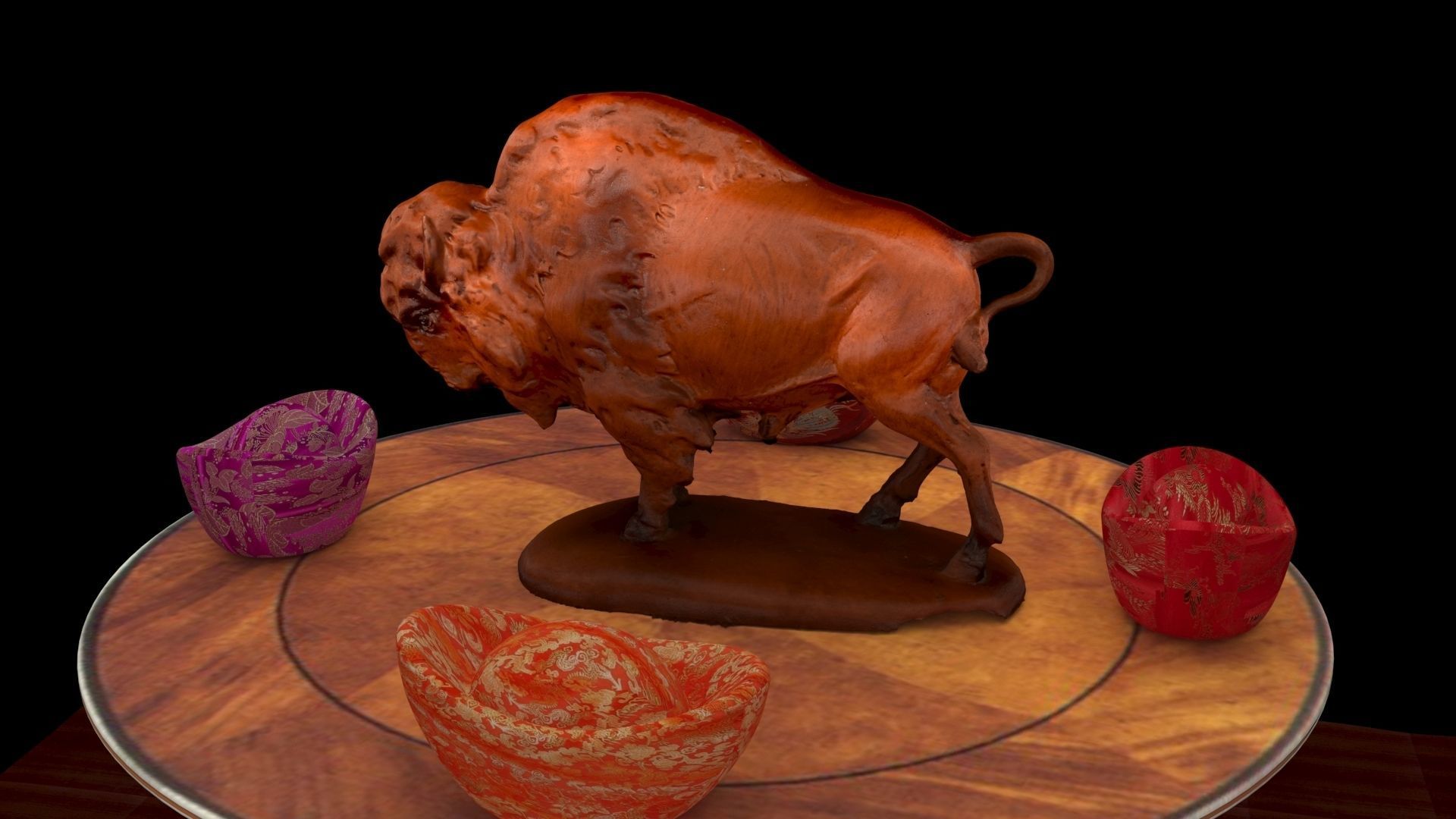 Yellowstone Bison 3D model figure 3D model_4