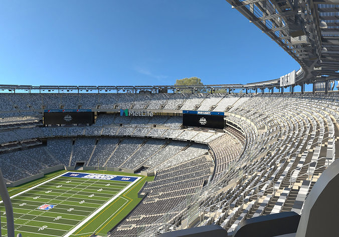 Metlife stadium 3D model 7