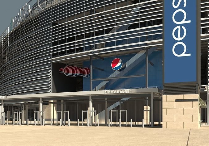 Metlife stadium 3D model 5