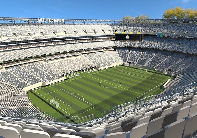 Metlife stadium 3D model 6