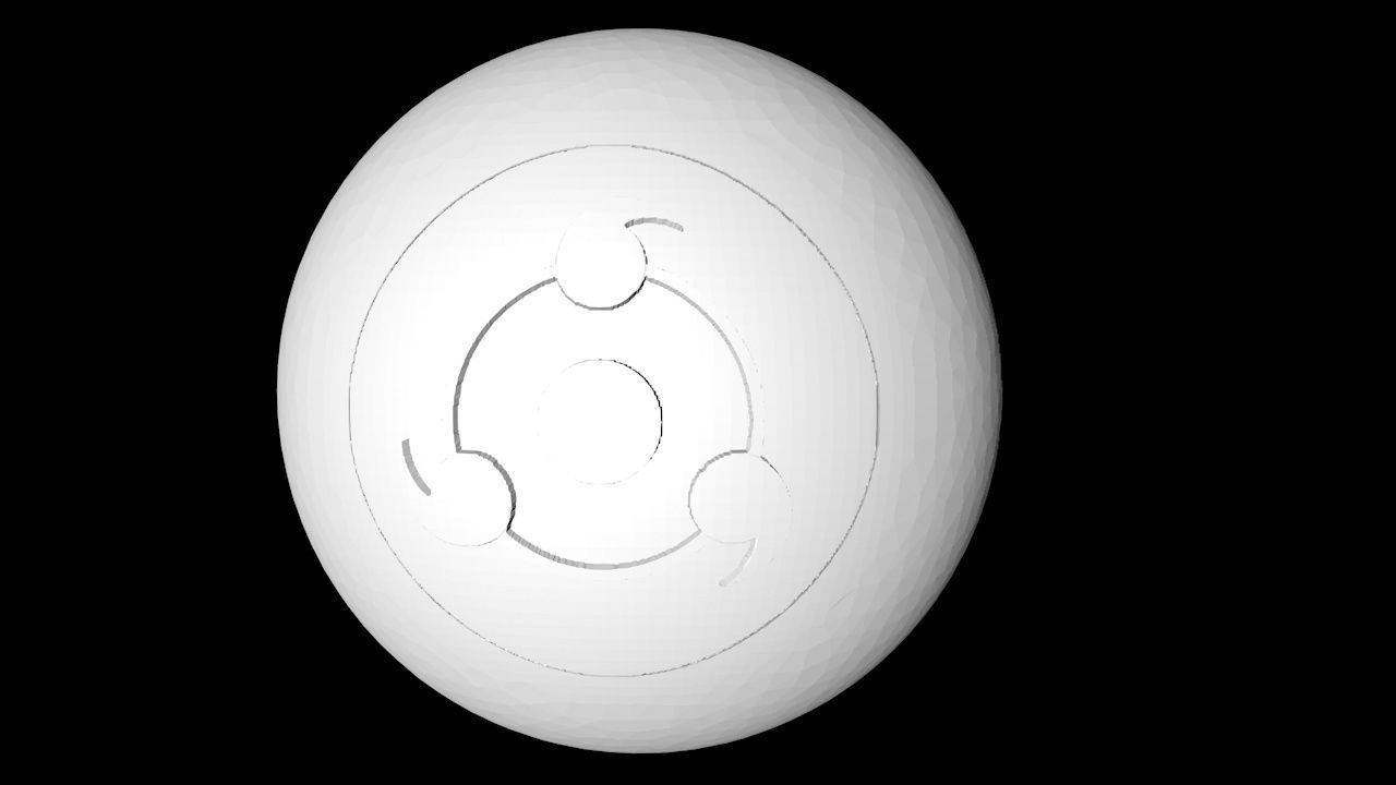 Sharingan de tres tomoes 3D print model_5