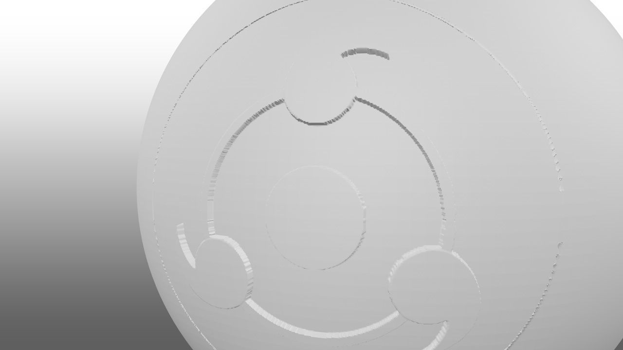 Sharingan de tres tomoes 3D print model_7