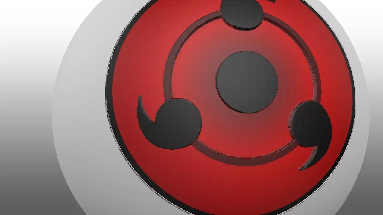 Sharingan de tres tomoes 3D print model_0