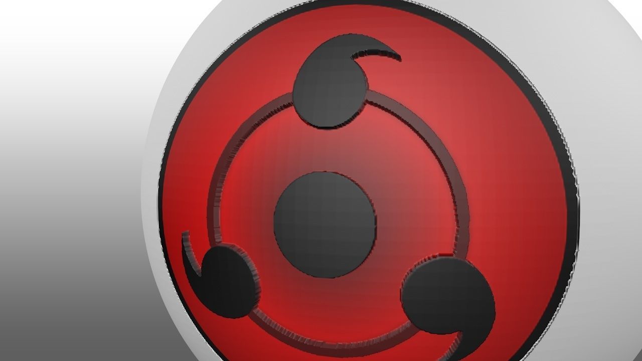Sharingan de tres tomoes 3D print model_6