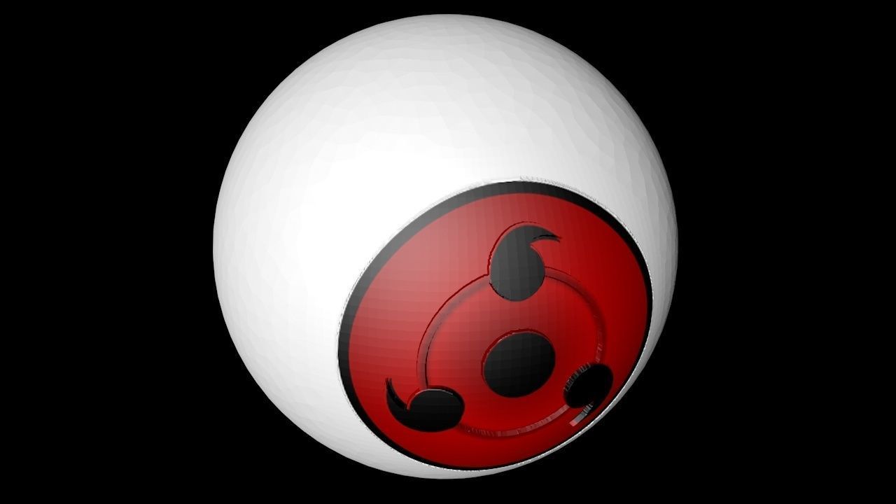 Sharingan de tres tomoes 3D print model_2
