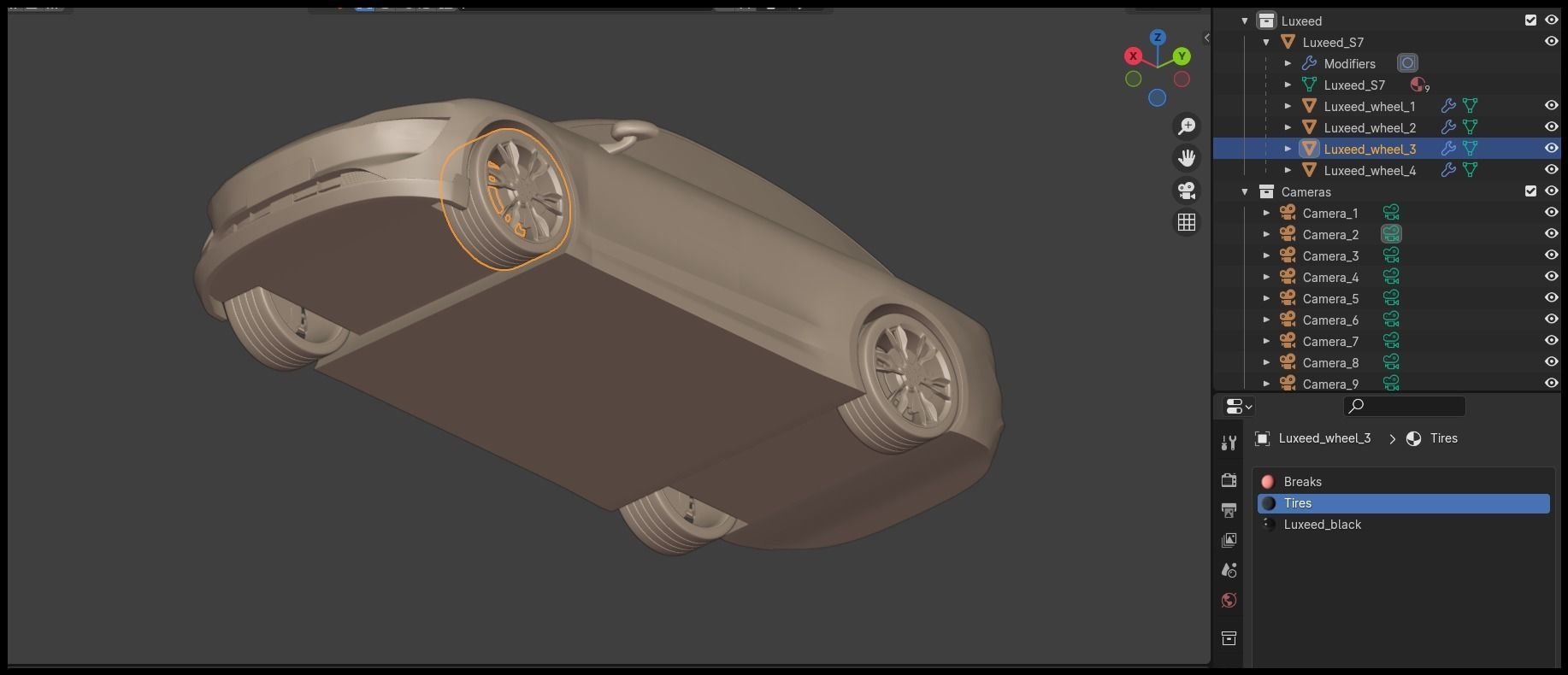 Luxeed S7 exterior 3D model_14