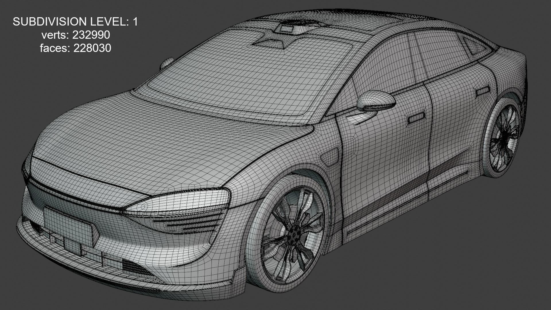Luxeed S7 exterior 3D model_2