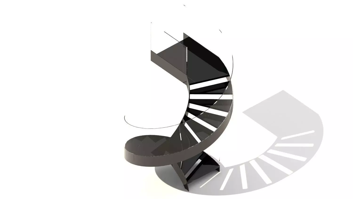 Spiral Staircase Free 3D model