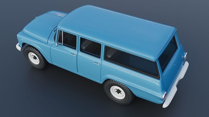 International Travelall 4x4 1964 3D print model 7