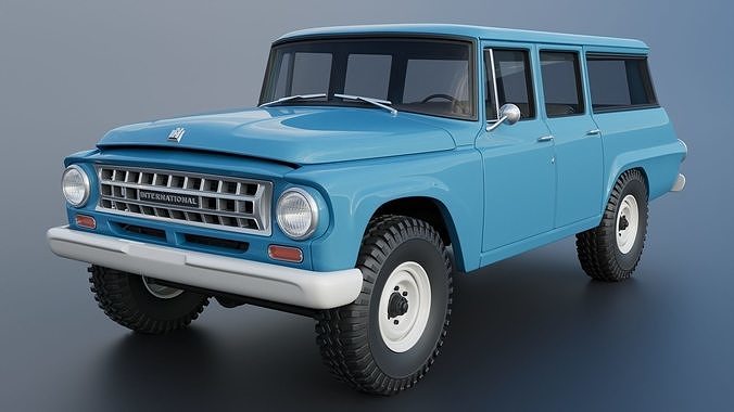 International Travelall 4x4 1964 3D print model 3