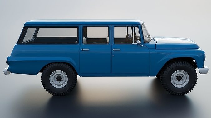 International Travelall 4x4 1964 3D print model 5