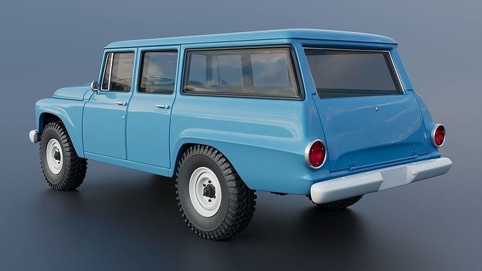 International Travelall 4x4 1964 3D print model 6