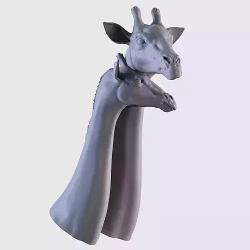 Head Giraffes 3D print model