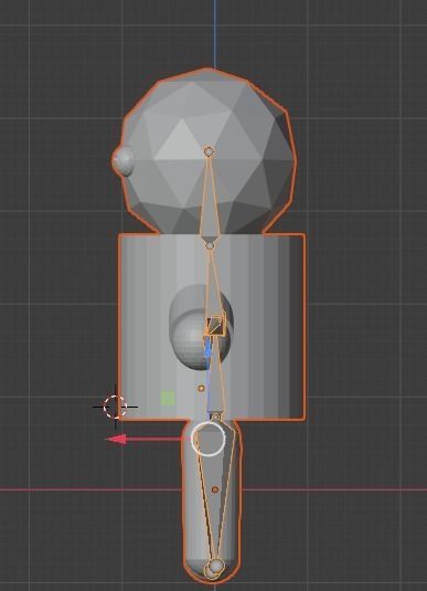 man low poly rigged  Low-poly 3D model_1