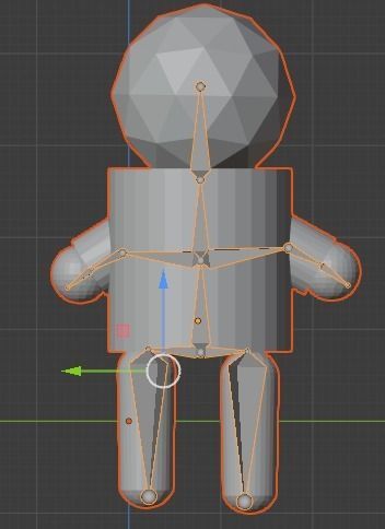 man low poly rigged  Low-poly 3D model_2