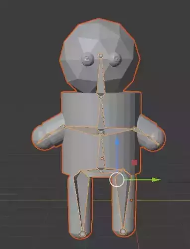 man low poly rigged 
