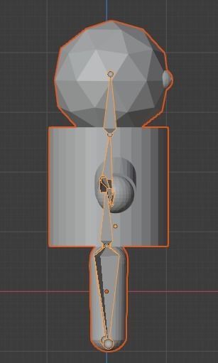 man low poly rigged  Low-poly 3D model_3