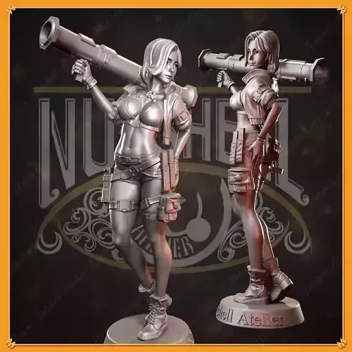 Nutshell Atelier - Anti-Tank girl Pose01 - NSFW