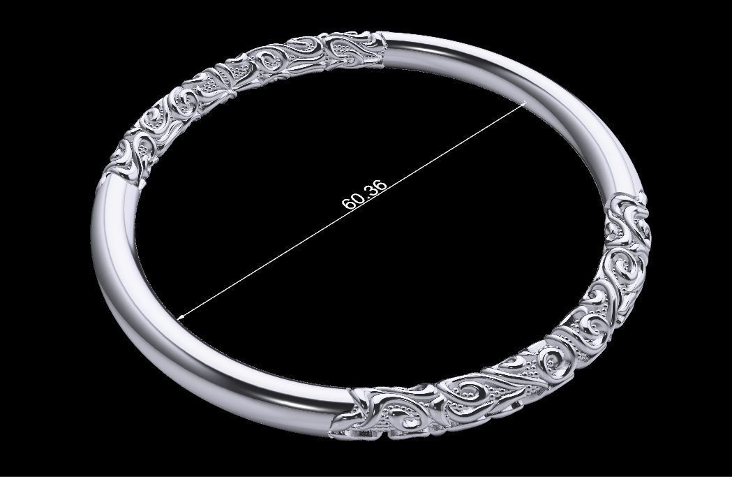 Men Fashion Bracelet 3D print model_4